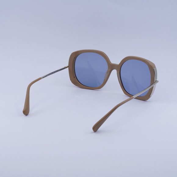 MaxMara MALIBU9 MM0079 46X Sunglasses Brown Butterfly Frame, Blue Lenses - Picture 6 of 10